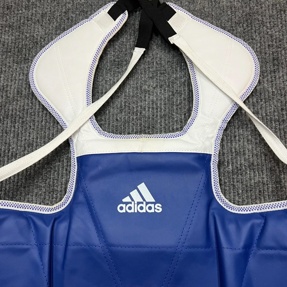 2 Adidas Taekwondo Reversible Chest Protector Hogu Set 1 3 medium small Blue WTF
